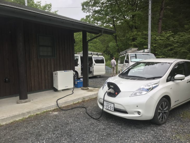   岩手県　一関市　ニチコンV2H新設工事　EVパワーステーション