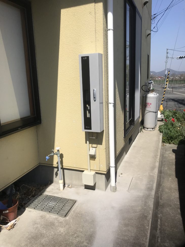   一関市　電気自動車充電設備の電源工事