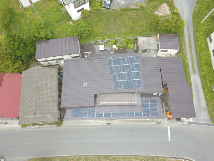   岩手県一関市千厩町　千田様　太陽光発電新設及びオール電化への切り替え工事完了