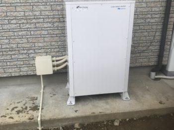 岩手 一関市 住宅用蓄電池新設工事と太陽電池増設工事　9,8kwh　スマートスターL　全負荷型200Ｖ対応型
