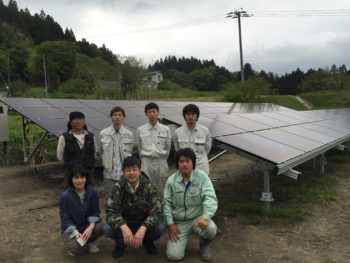 岩手県一関市藤沢町　産業用太陽光発電システム