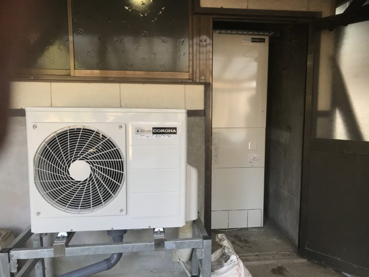   岩手県一関市藤沢町　Ｍ様邸エコキュート更新工事