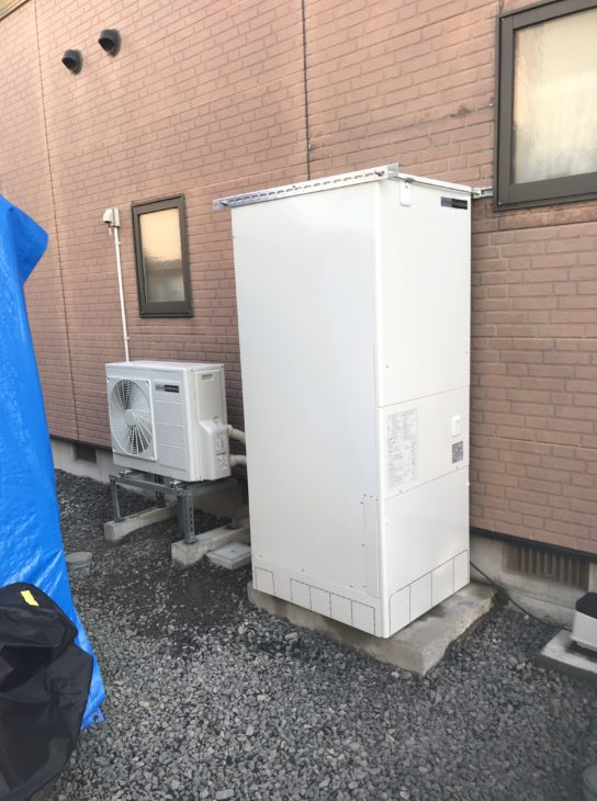   一関市赤荻　I様邸　エコキュート更新工事