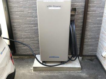 一関市A様邸 住宅用太陽光発電+ニチコントライブリットV2H+車載型蓄電池(日産サクラ)新設工事 CEV補助金活用