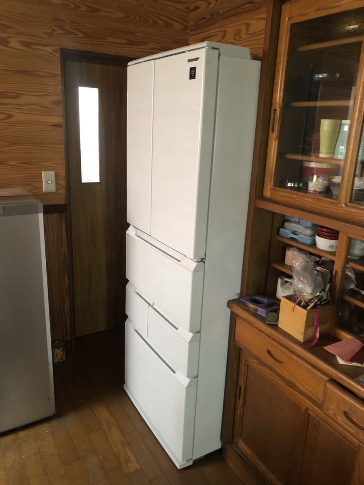   冷凍　冷蔵庫　故障　交換　入れ替え　取り付け