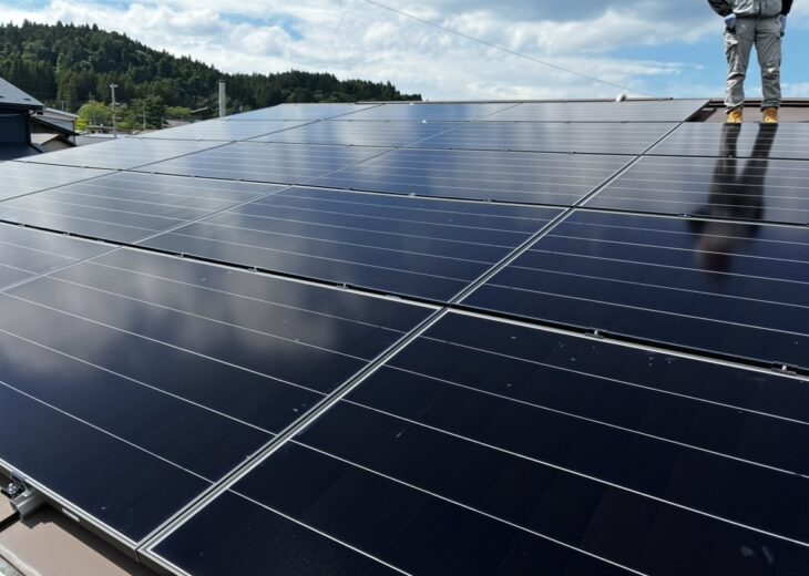   一関市太陽光パネル設置工事