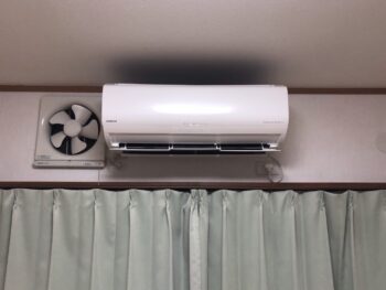 一関市花泉　エアコン交換工事