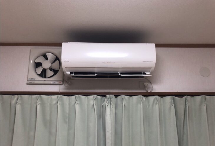   一関市花泉　エアコン交換工事