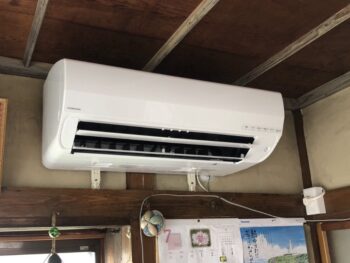 一関市エアコン交換工事